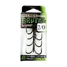 Тройники RYUGI HPB074 Pierce Treble Brutal TC   #2/0 (4шт.)