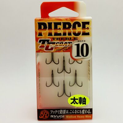 Тройники RYUGI HPT044 Pierce Treble TC #10 (6шт.)