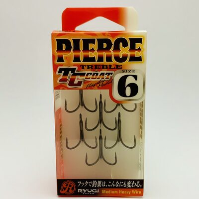 Тройники RYUGI HPT044 Pierce Treble TC  #6 (6шт.)