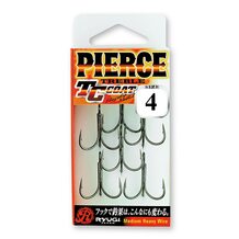 Тройники RYUGI HPT044 Pierce Treble TC  #4 (5шт.)