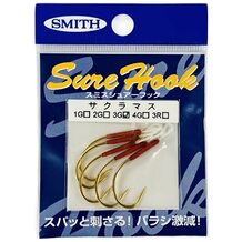 Крючки Smith Sure Hook Sakuramasu для блёсен №3G (5шт.) Крючки Smith Sure Hook Sakuramasu для блёсен №3G (5шт.)
