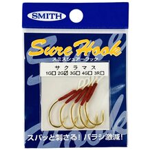 Крючки Smith Sure Hook Sakuramasu для блёсен №2G (5шт.) Крючки Smith Sure Hook Sakuramasu для блёсен №2G (5шт.)