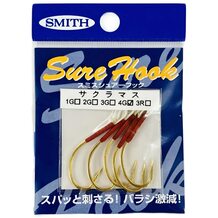 Крючки Smith Sure Hook Sakuramasu для блёсен №4G (5шт.) Крючки Smith Sure Hook Sakuramasu для блёсен №4G (5шт.)