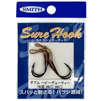 Крючки Smith Sure Hook Double Heavy Duty для пилькеров и блесен №7B