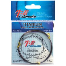 Поводочный материал Ushiwaka Titanium Single Wire 5м 10кг