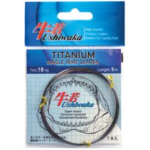 Поводочный материал Ushiwaka Titanium Single Wire 5м 18кг