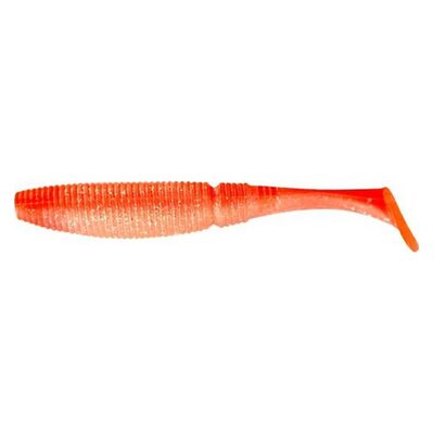 Виброхвост Allvega Power Swim 10см 9г (4шт.) цвет orange back silver flake