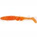 Виброхвост LureMax Butcher 3'' 75мм цвет 008 Fire Carrot (7шт.)