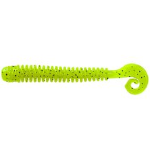 Твистер LureMax Cheeky Worm 2.5'' 62.5мм цвет 002 Lime Pepper (10шт.)