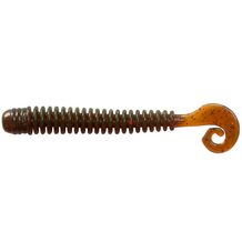 Твистер LureMax Cheeky Worm 2.5'' 62.5мм цвет 005 Teriyaki Oil (10шт.)