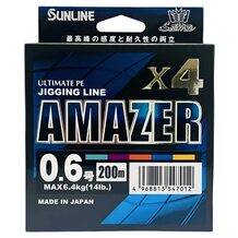 Шнур Sunlline Saltimate Amazer x4 200м #0.6 (0.132мм) 6.4кг