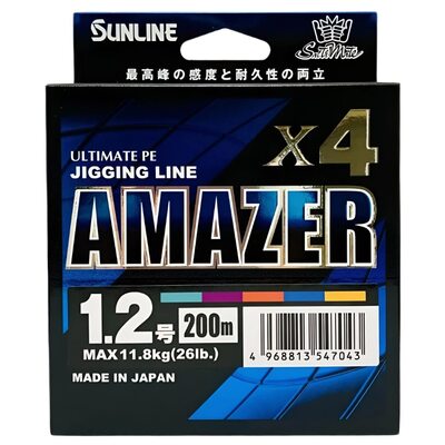 Шнур Sunlline Saltimate Amazer x4 200м #1.2 (0.187мм) 11.8кг