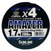 Шнур Sunlline Saltimate Amazer x4 200м #1.7 (0.223мм) 15.9кг