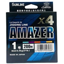 Шнур Sunlline Saltimate Amazer x4 200м #1.0 (0.171мм) 9.5кг