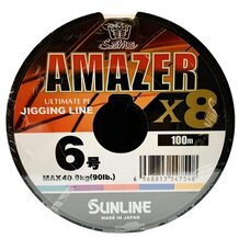 Шнур Sunlline Saltimate Amazer x8 100м #6.0 (0.418мм) 40.9кг