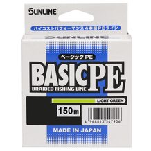 Шнур Sunlline Basic PEx4 light green #0.3 (0.094мм) 2.1кг 150м