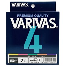 Шнур Varivas 4 Multicolor 150м #2 30lb/13.59кг