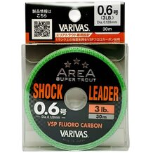 Флюорокарбон Varivas Super Trout Area Shock Leader VSP Natural 30м #0.6 0.128мм 3lb/1.36кг