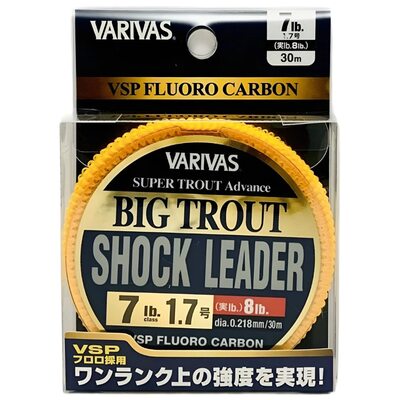 Флюорокарбон Varivas Super Trout Advance Big Trout Shock Leader 30м #1.7 0.218мм 7lb/3.2кг