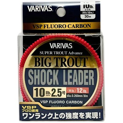Флюорокарбон Varivas Super Trout Advance Big Trout Shock Leader 30м #2.5 0.260мм 10lb/4.5кг