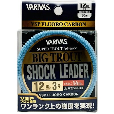 Флюорокарбон Varivas Super Trout Advance Big Trout Shock Leader 30м #3 0.285мм 12lb/5.4кг