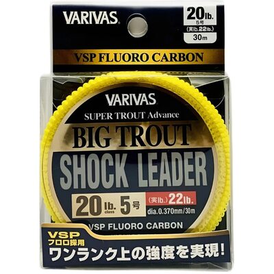 Флюорокарбон Varivas Super Trout Advance Big Trout Shock Leader 30м #5 0.370мм 20lb/9.1кг
