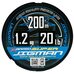 Шнур YGK X-Braid Super Jigman X4 #1.2 (0.185мм) 20Lb (9.1кг) 200м
