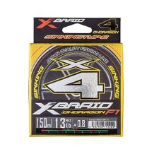 Шнур YGK X-Braid Ohdragon X4 тонущий #0.8 (0.148мм) 13Lb (5.9кг) 150м