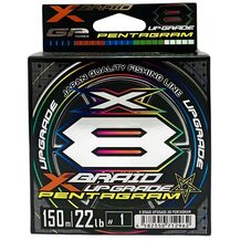 Шнур YGK X-Braid Upgrade X8 Pentagram #1.0 (0.165мм) 9.9кг 150м