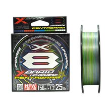 Шнур YGK X-Braid Upgrade X8 Pentagram #1.2 (0.185мм) 11.3кг 150м